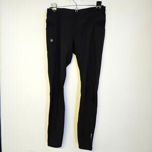Athleta Black Cropped Leggings Size S Active Wear Exercise Yoga‎